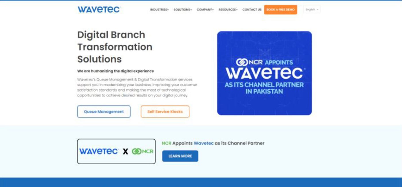 Corporate Website Development Wavetec