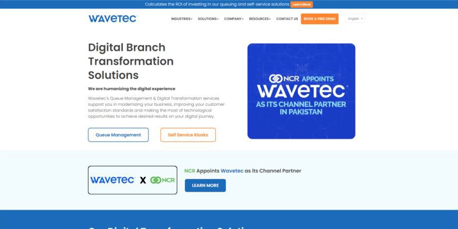 Corporate Website Development Wavetec